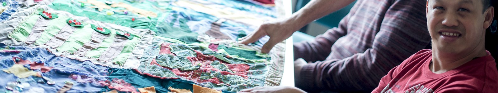 Community sewing project at the MERL