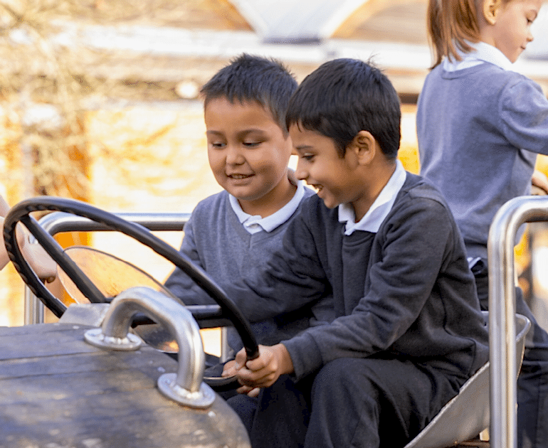 School kids at The MERL.