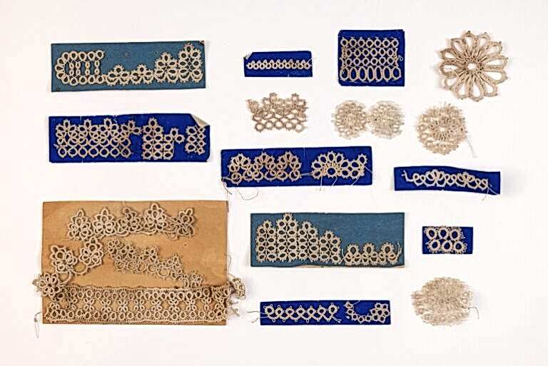 Tatting samples for Discover