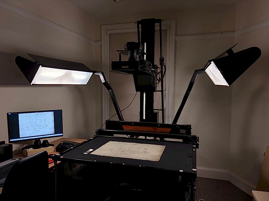 iCam digitisation setup with Nikon D850 camera